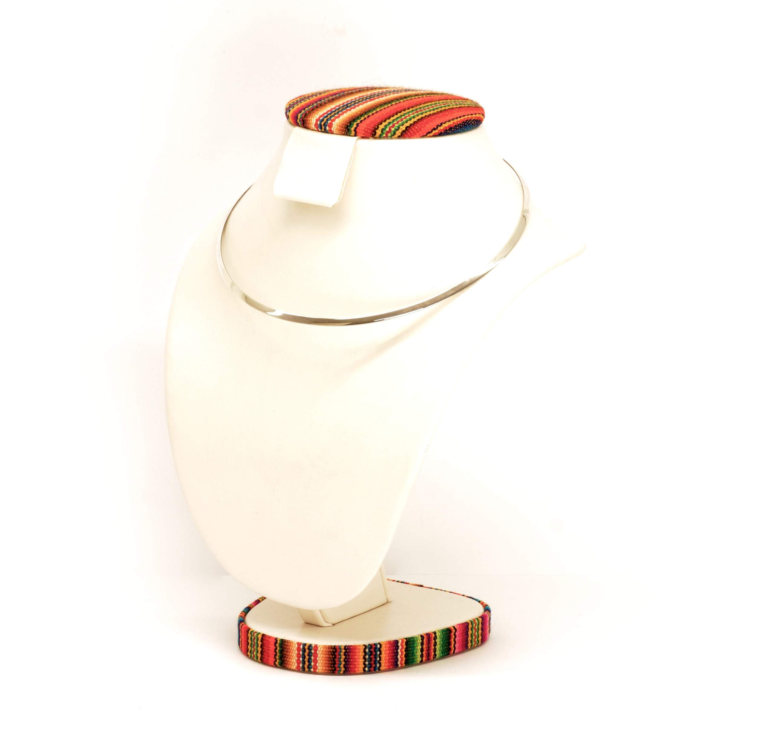 950 Zilveren fijne trendy collier met sluiting - Afbeelding 2