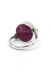 Alternative view of Abalone-Spondylus dubbelzijdige ring