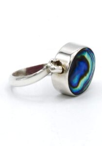 Abalone-Spondylus dubbelzijdige ring