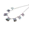 Abalone luxe zilveren collier