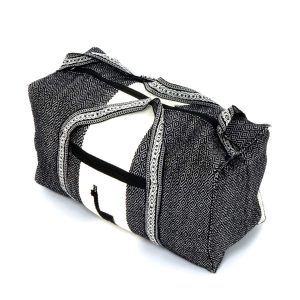 Alpacawollen reistas black-white