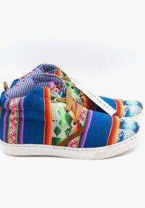 Alternative view of Amauta-design Peruaanse bottines azul