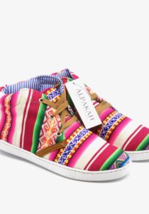 Amauta-design Peruaanse bottines blanco