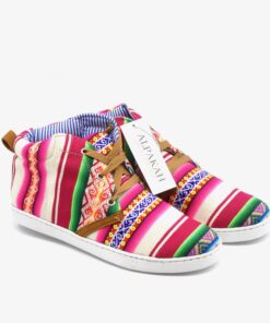 Amauta-design Peruaanse bottines blanco