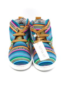 Alternative view of Amauta-design Peruaanse bottines turquesa