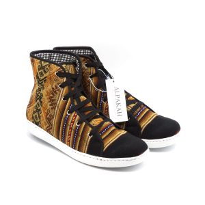 Amauta-design Peruaanse schoenen alto negro