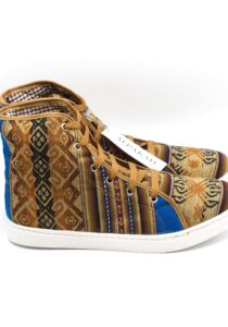 Alternative view of Amauta-design Peruaanse schoenen azul con telar