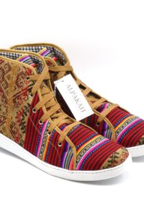 Amauta-design Peruaanse schoenen guinda con telar