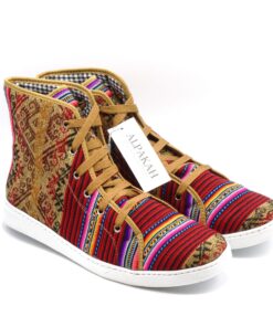 Amauta-design Peruaanse schoenen guinda con telar