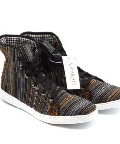 Amauta-design Peruaanse schoenen negro rayado