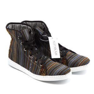 Amauta-design Peruaanse schoenen negro rayado