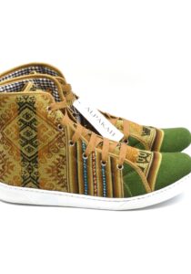Alternative view of Amauta-design Peruaanse schoenen verde con telar