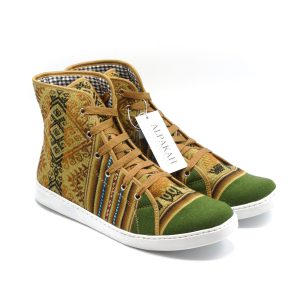 Amauta-design Peruaanse schoenen verde con telar
