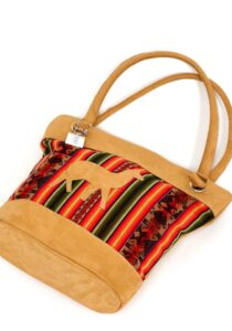 Amauta-design handtas okergeel