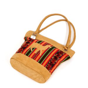 Amauta-design handtas okergeel