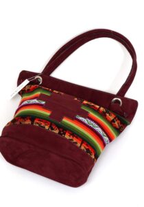 Amauta-design handtas rojo vino