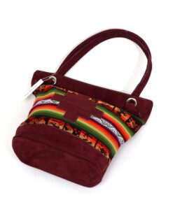 Amauta-design handtas rojo vino