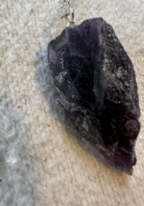 Amethist pendel.