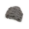 Aparte wollen muts grijs