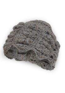 Aparte wollen muts grijs