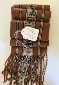 Ceremoniële Alpaca Sjaal Bruin Bruin