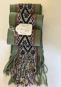 Ceremoniële Alpaca Sjaal Groen