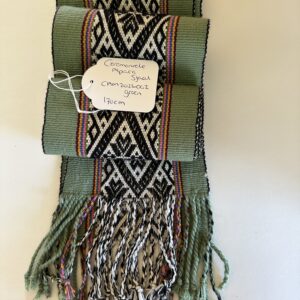 Ceremoniële Alpaca Sjaal Groen