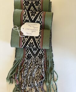 Ceremoniële Alpaca Sjaal Groen