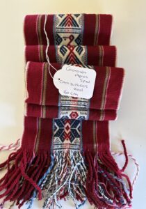 Ceremoniële Alpaca Sjaal Rood