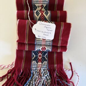Ceremoniële Alpaca Sjaal Rood