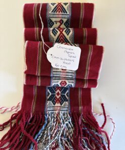 Ceremoniële Alpaca Sjaal Rood