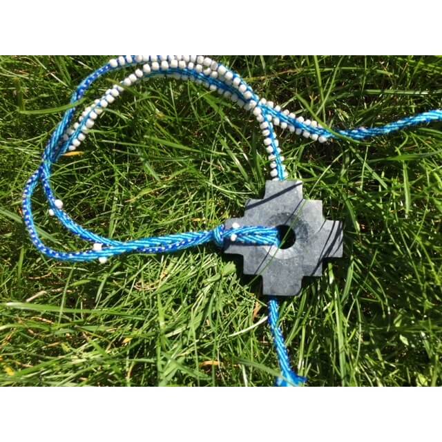 Chakana aan ketting blauw1