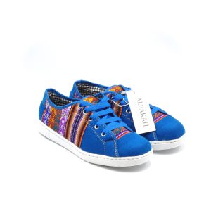Chaski-design Peruaanse schoenen azul eléctrico