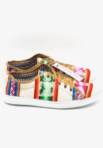 Alternative view of Chaski-design Peruaanse schoenen blanco