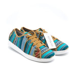 Chaski-design Peruaanse schoenen chrysocolla