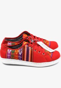 Alternative view of Chaski-design Peruaanse schoenen rojo