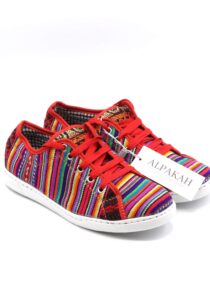 Chaski-design Peruaanse schoenen rood