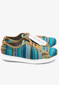 Alternative view of Chaski-design Peruaanse schoenen turquesa marino