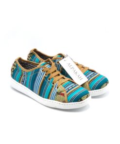 Chaski-design Peruaanse schoenen turquesa marino