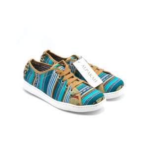 Chaski-design Peruaanse schoenen turquesa marino