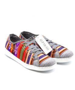 Chaski-design peruaanse schoenen gris claro