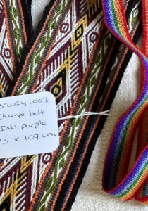 Chumpi gordel Inti paars..