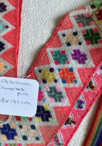 Chumpi gordel roze..