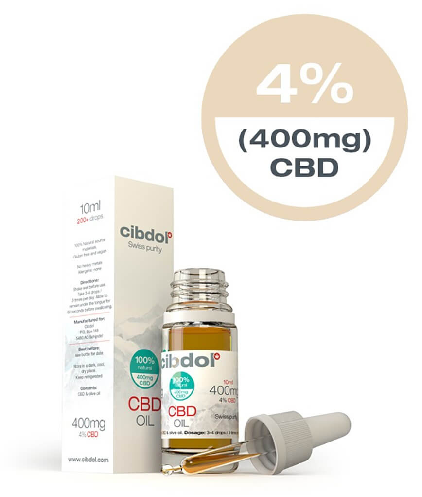 Cibdol CBD Olie 10ml 4% CBD