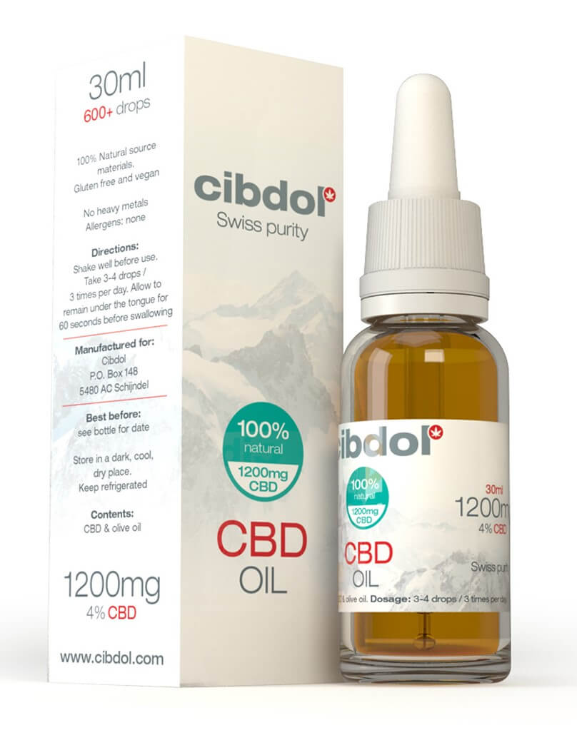 Cibdol CBD Olie 30ml 4% CBD