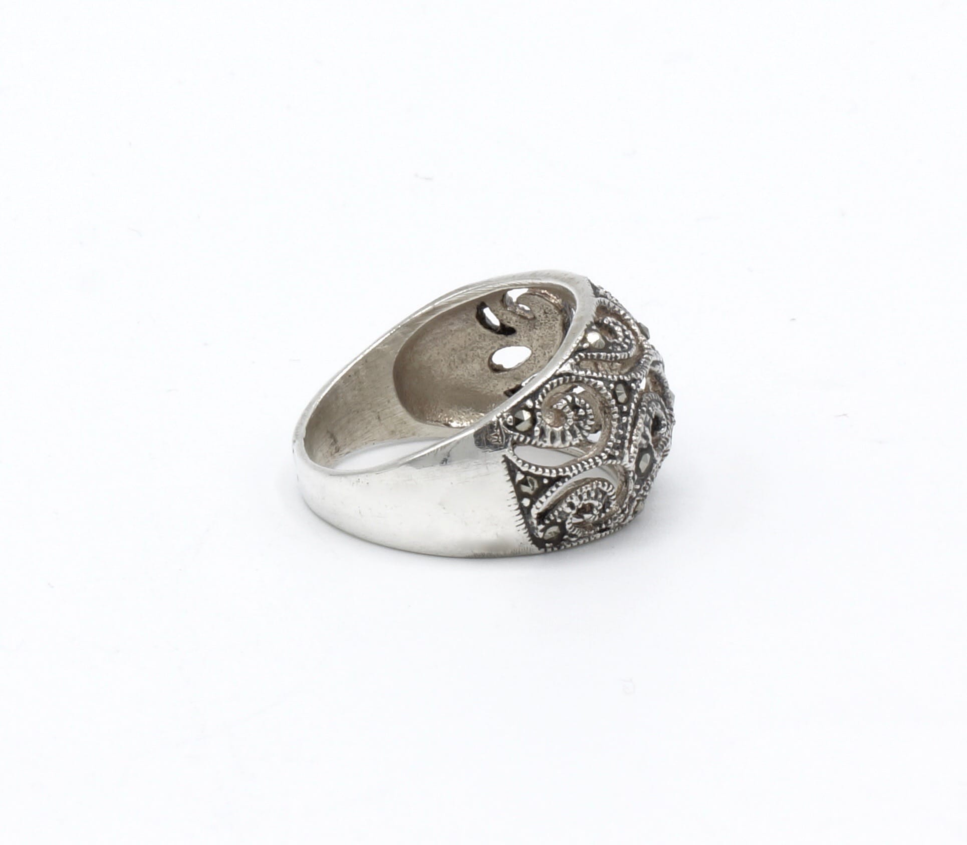 Colla ring met marcasiet (op bestelling 2-3 weken) - Afbeelding 3