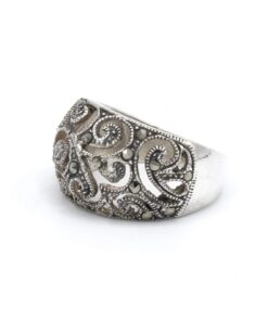 Colla ring met marcasiet (op bestelling 2-3 weken)