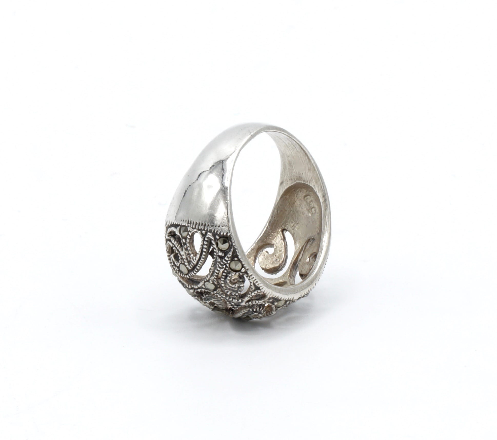 Colla ring met marcasiet (op bestelling 2-3 weken) - Afbeelding 5