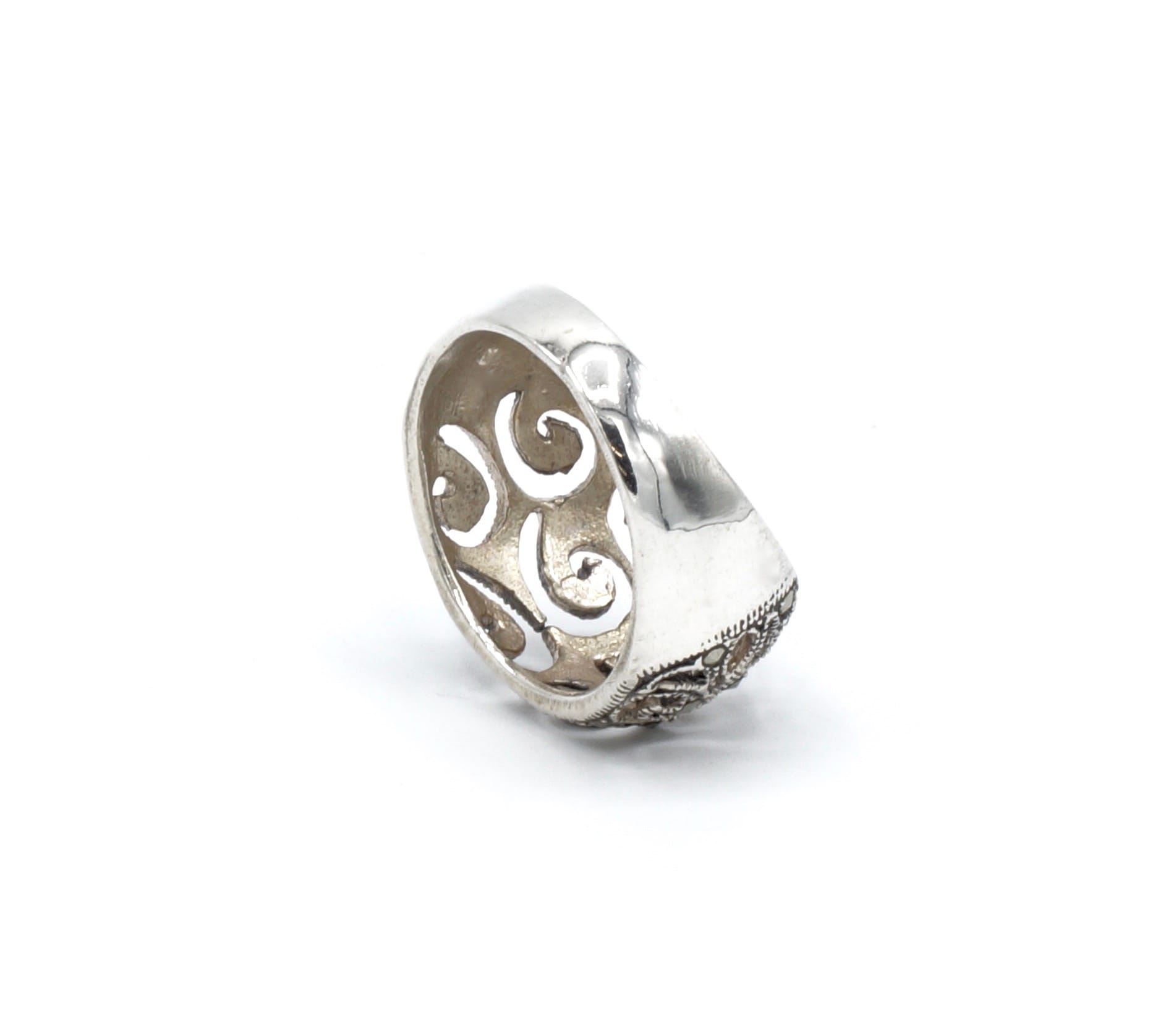 Colla ring met marcasiet (op bestelling 2-3 weken) - Afbeelding 6