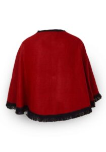 Alternative view of Design Diny cape zonder capuchon rood